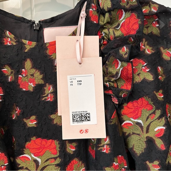 Simone Rocha x H&M Silk Blend Floral Dress - Picture 8 of 8